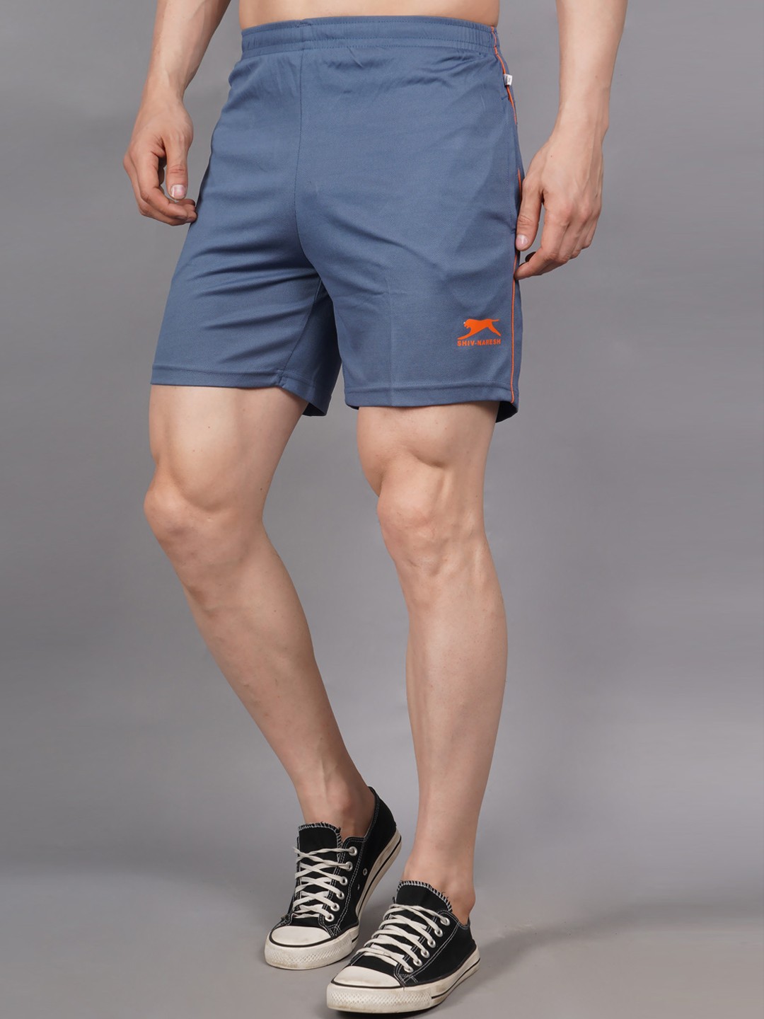 

Shiv Naresh Men Mid-Rise Rapid-Dry Training or Gym Sports Shorts, Green