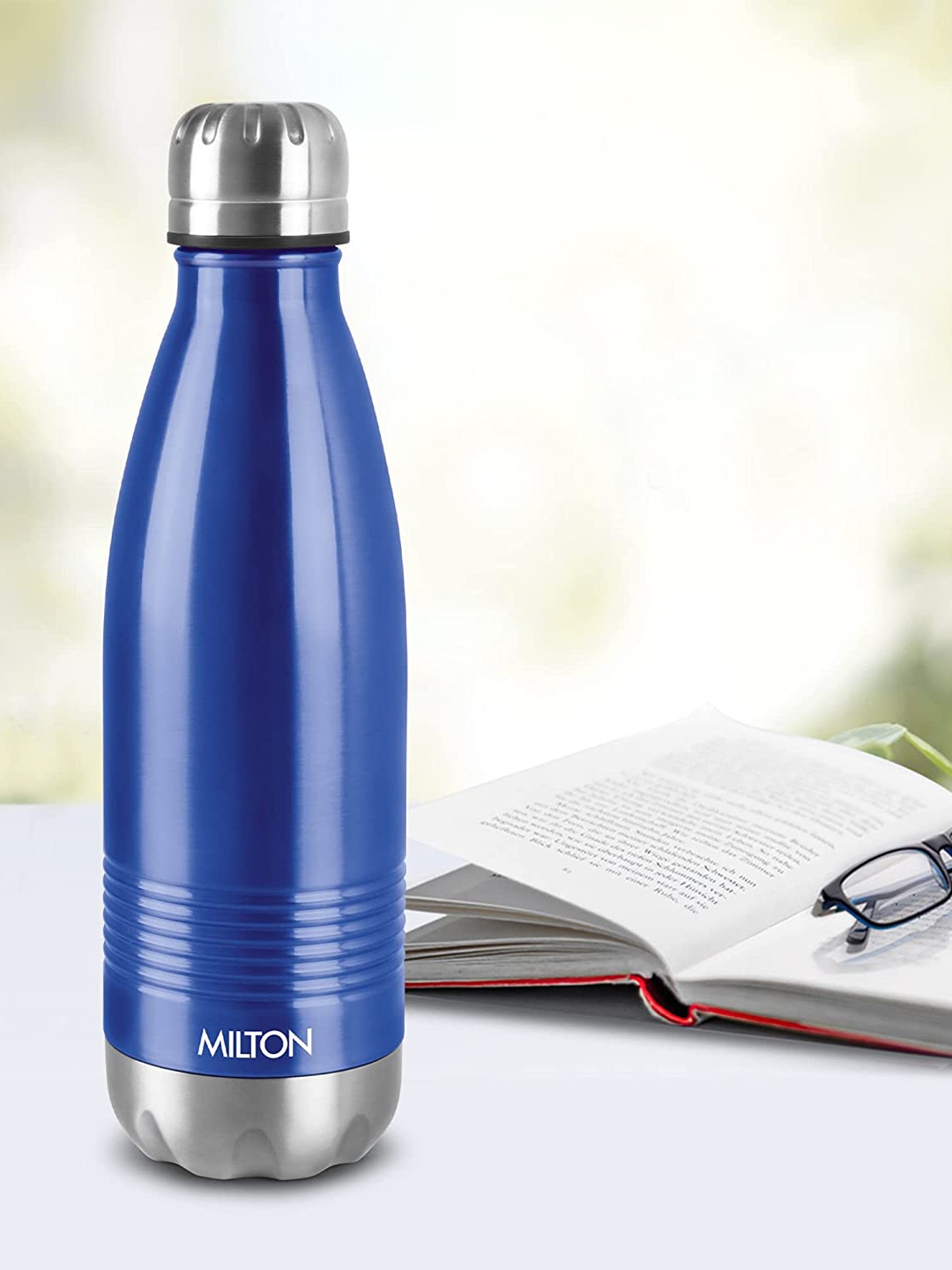 

Milton Duo DLX 750 Blue Thermosteel 24 Hours Hot and Cold Water Bottle 700 ml