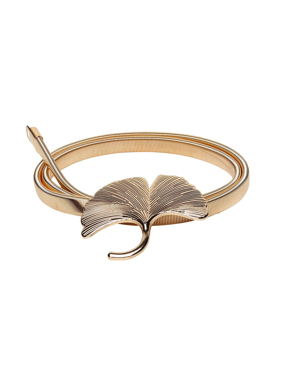 

ZORO Women Stretchable Interlock Slim Belt, Gold