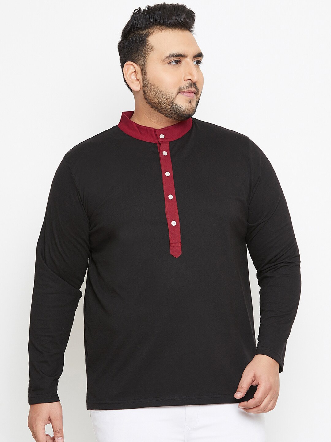 

bigbanana Plus Size Cotton T-shirt, Olive