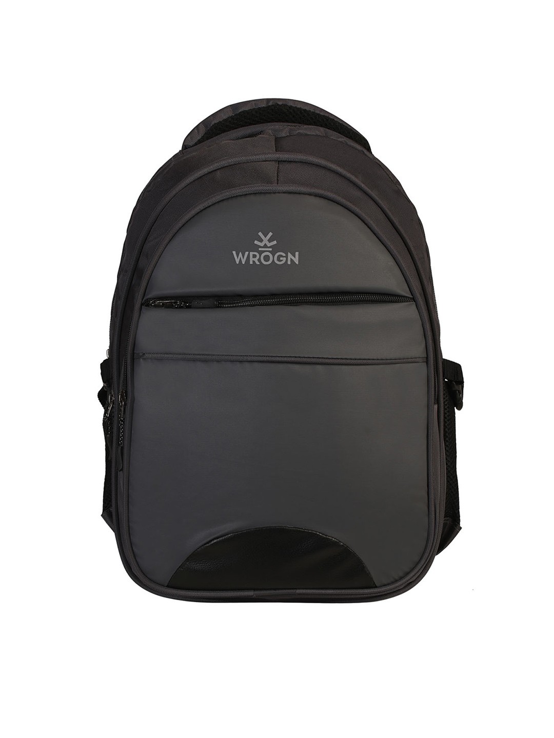 

WROGN Brand Logo Water Resistant Laptop Backpack, Grey