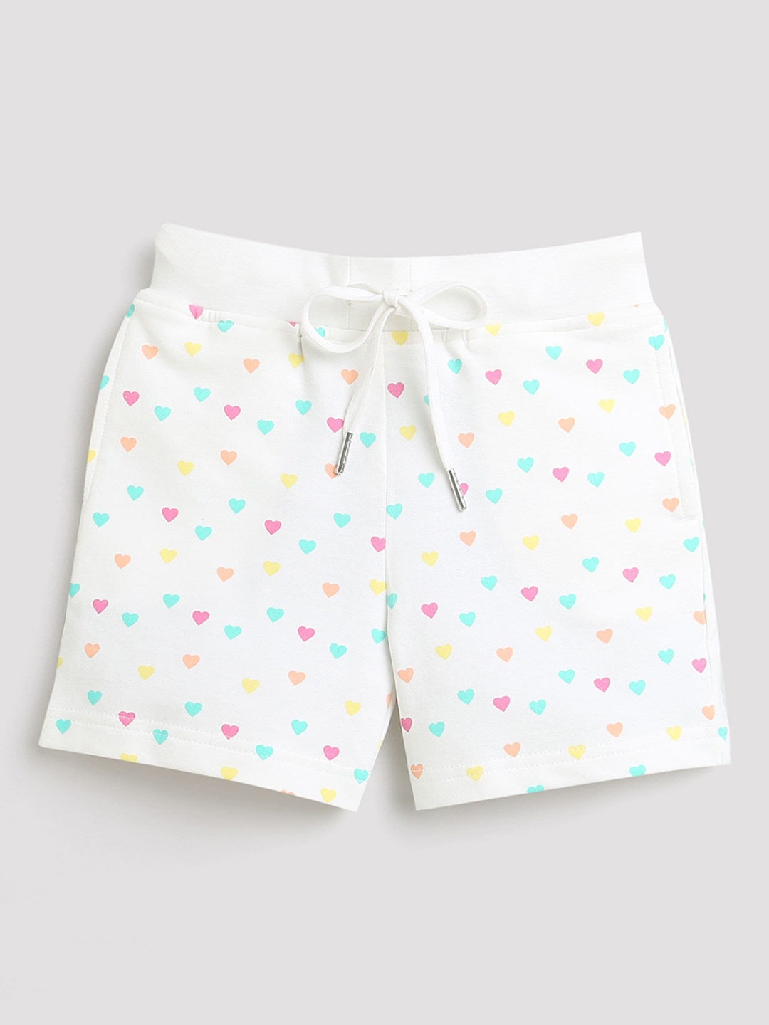 

Tiny Girl Girls Conversational Printed Outdoor Shorts, Off white