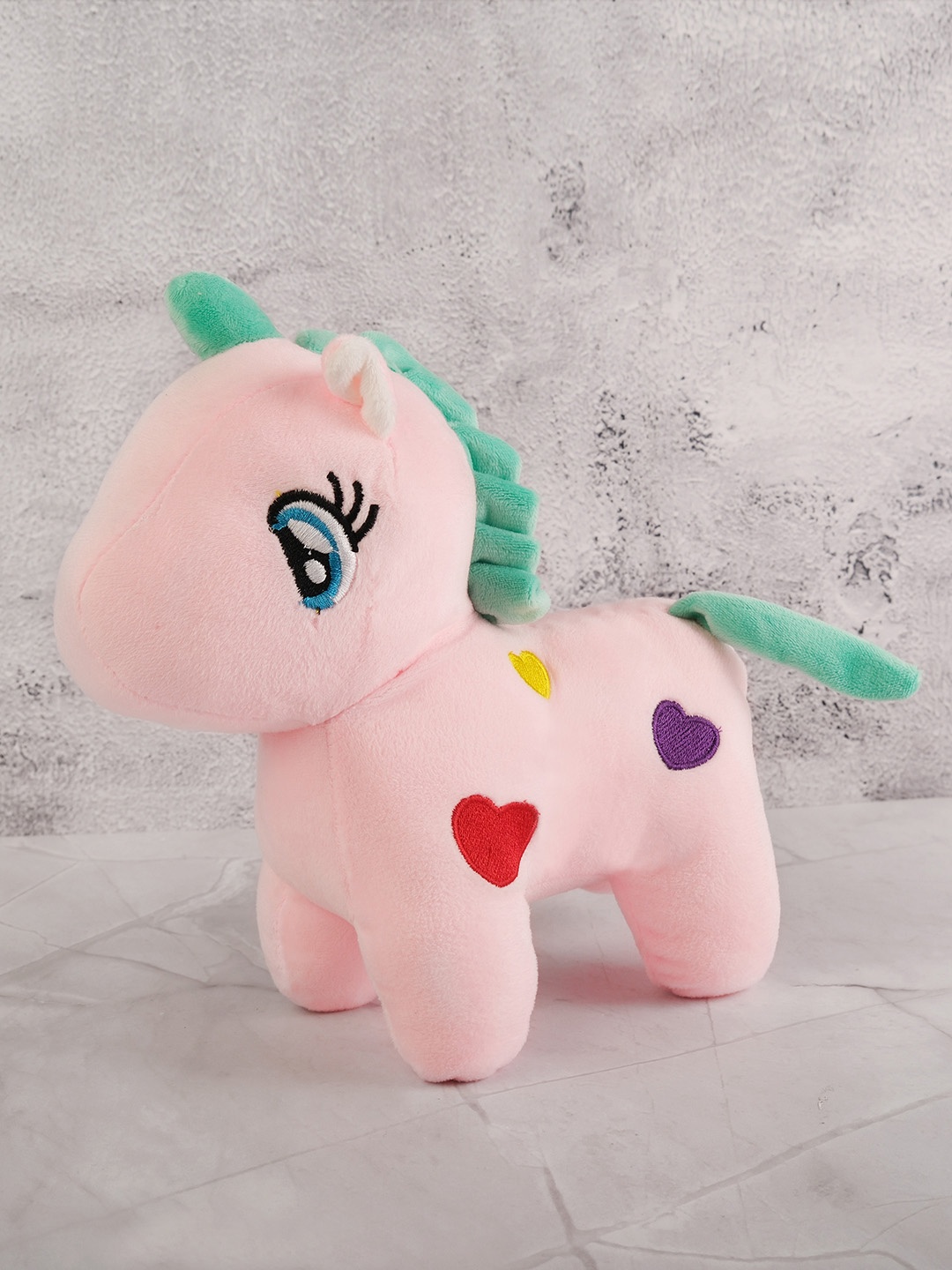 

DukieKooky Kids Manual Operation PolyFill Unicorn Soft Toys and Dolls, Pink