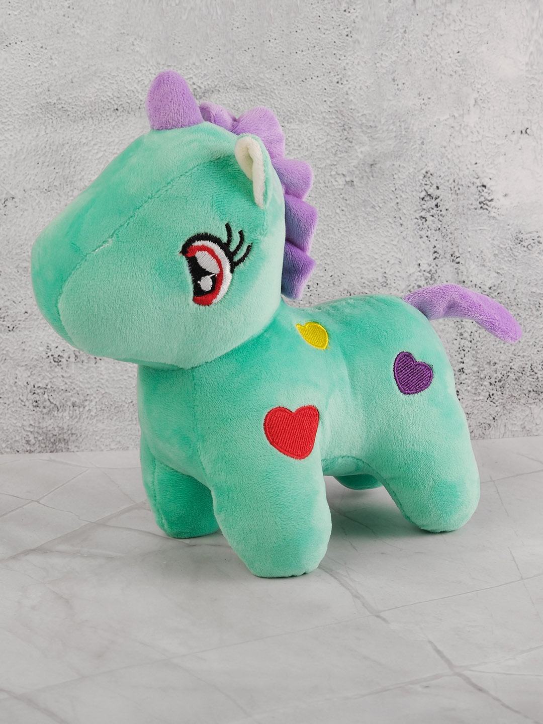 

DukieKooky Kids Manual Operation PolyFill Unicorn Soft Toys and Dolls, Blue