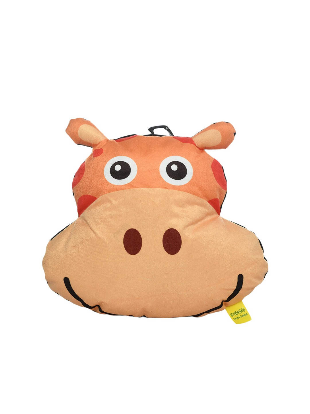 

DukieKooky Kids Hippo Pillow Soft Toys and Dolls, Brown