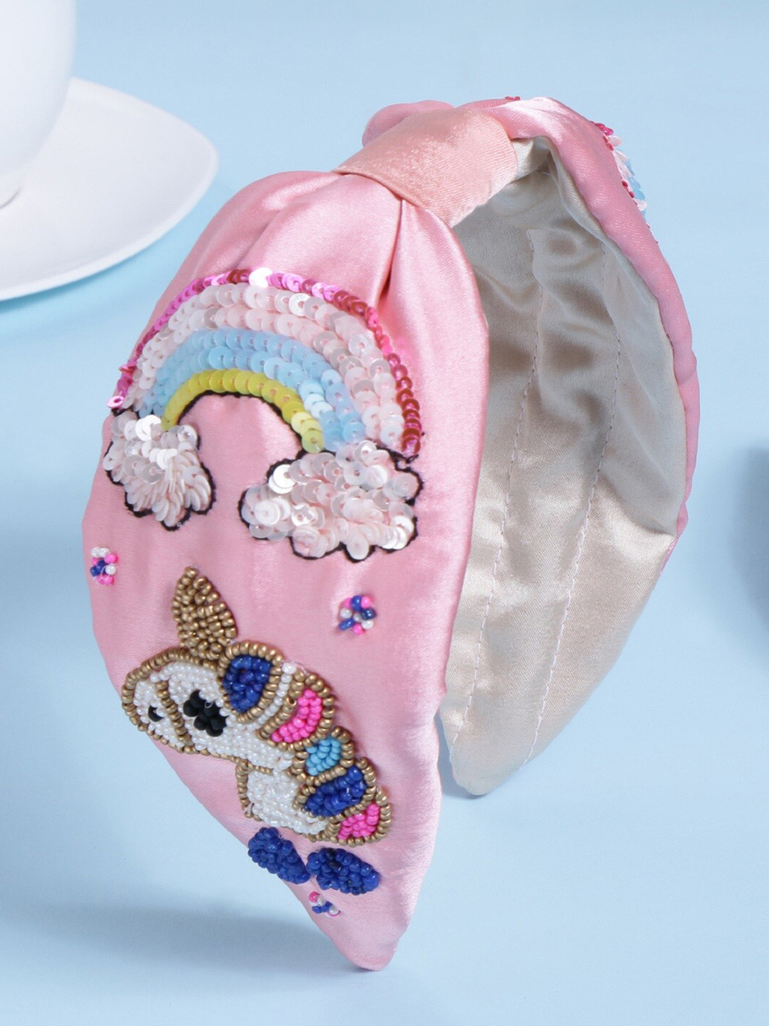 

JIRON Unicorn Embellished Hairband, Pink