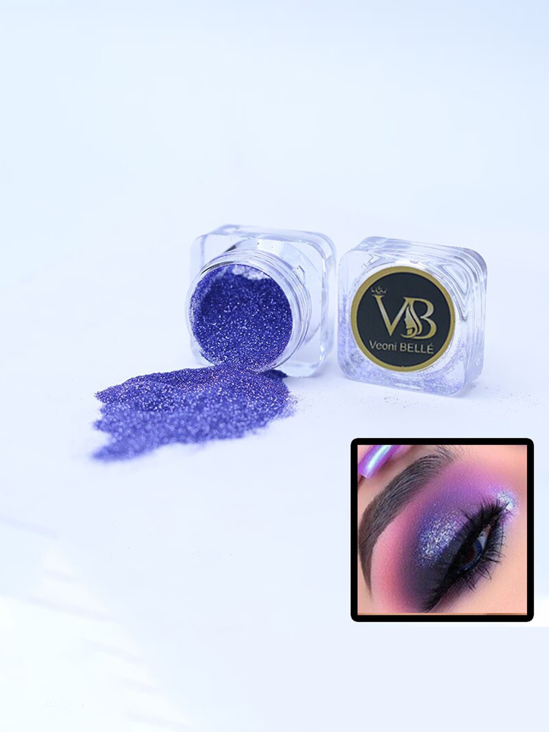 

Veoni BELLE HD Holographic Superfine Glitter Eyeshadow 5g - Mauve Purple 09