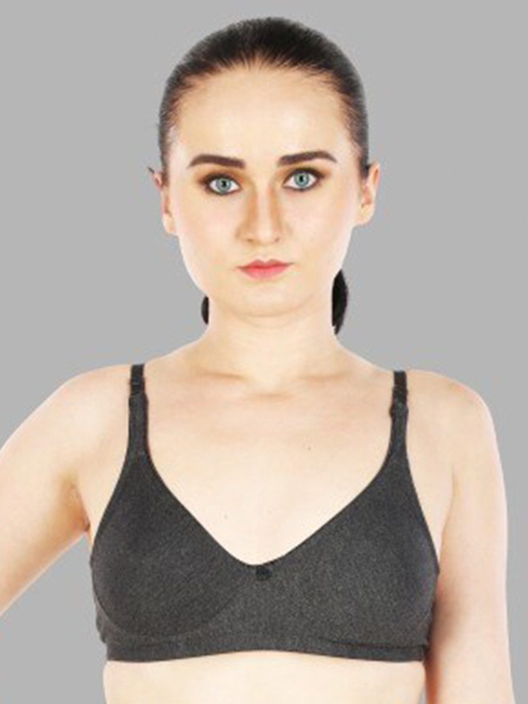

Apraa & Parma Cotton Non Padded Bra, Black