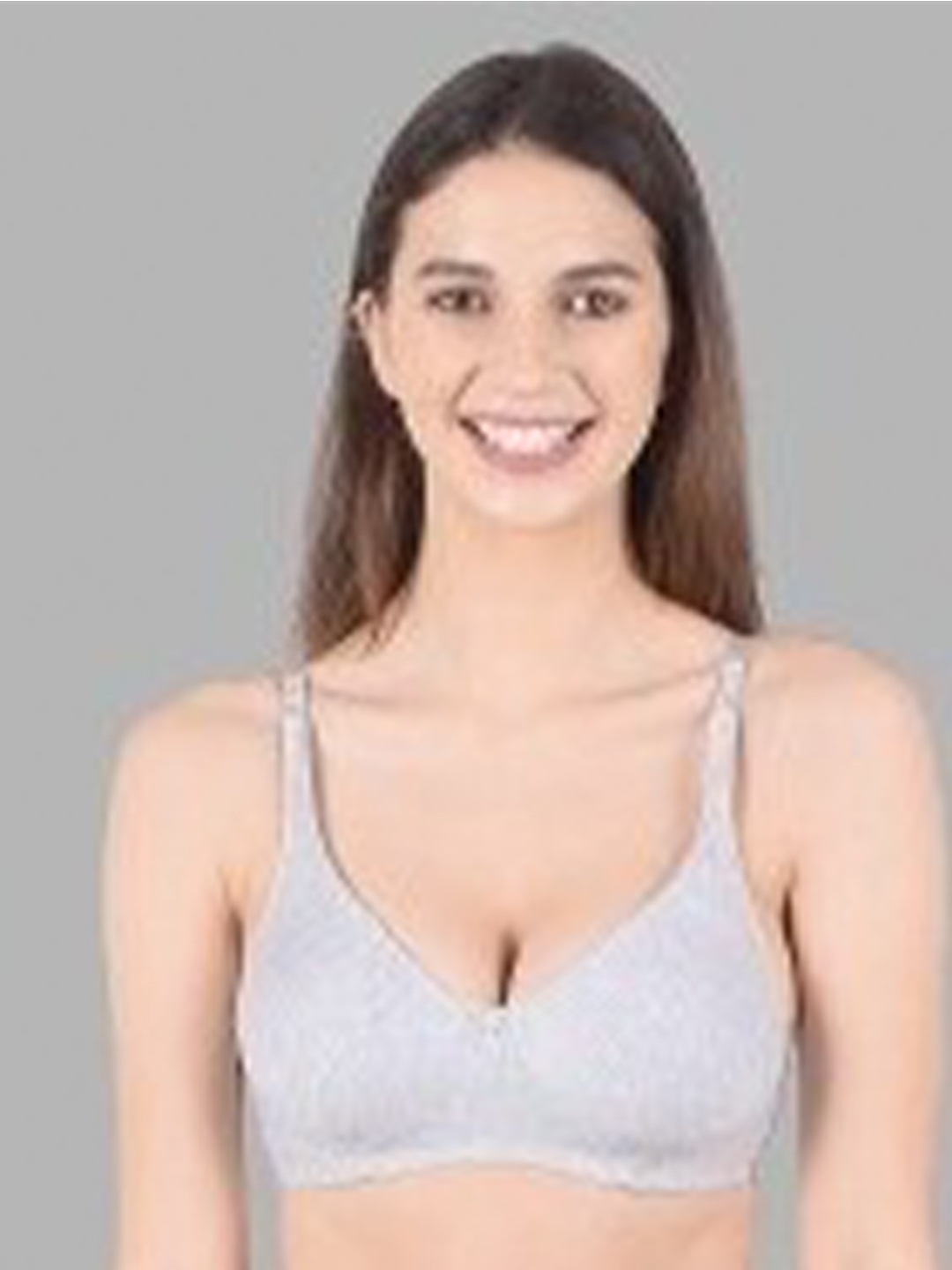 

Apraa & Parma Non-Wired Non-Padded Anti-Odour Workout Bra, Grey
