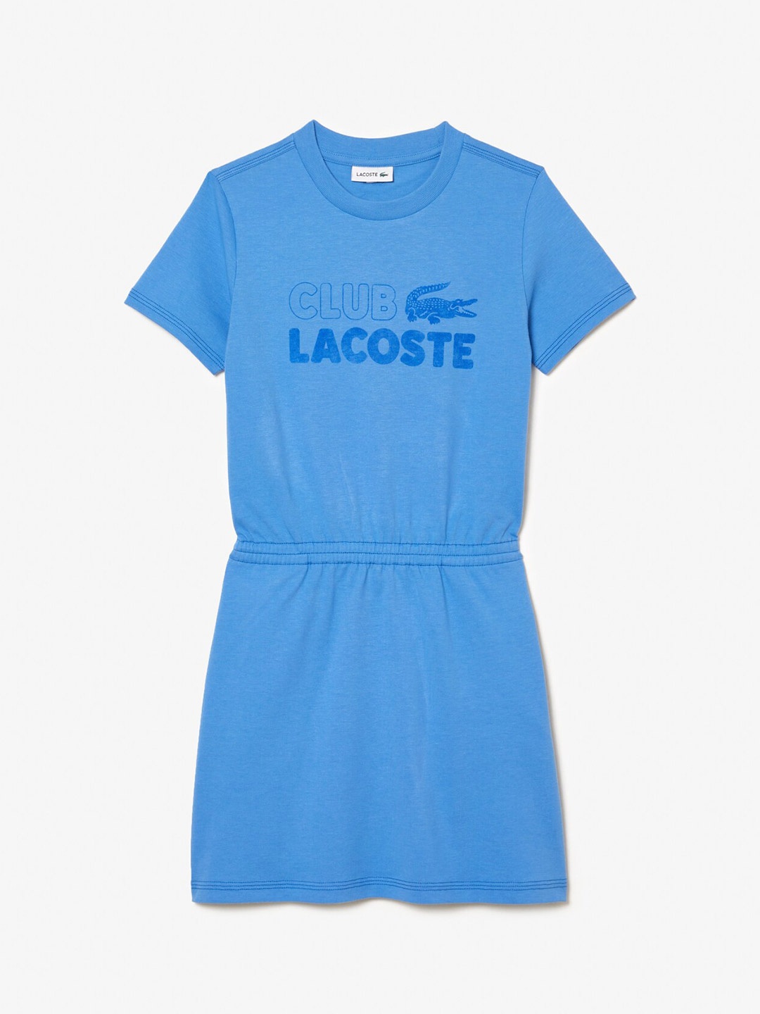 

Lacoste Girls Organic Cotton Round Neck Jumper Dress, Blue