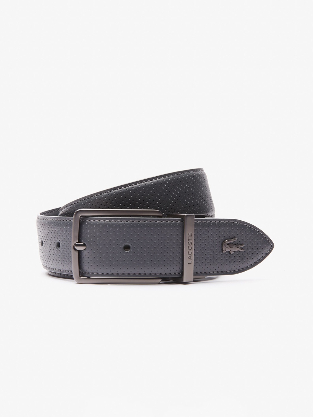 

Lacoste Men Leather Formal Belt, Black