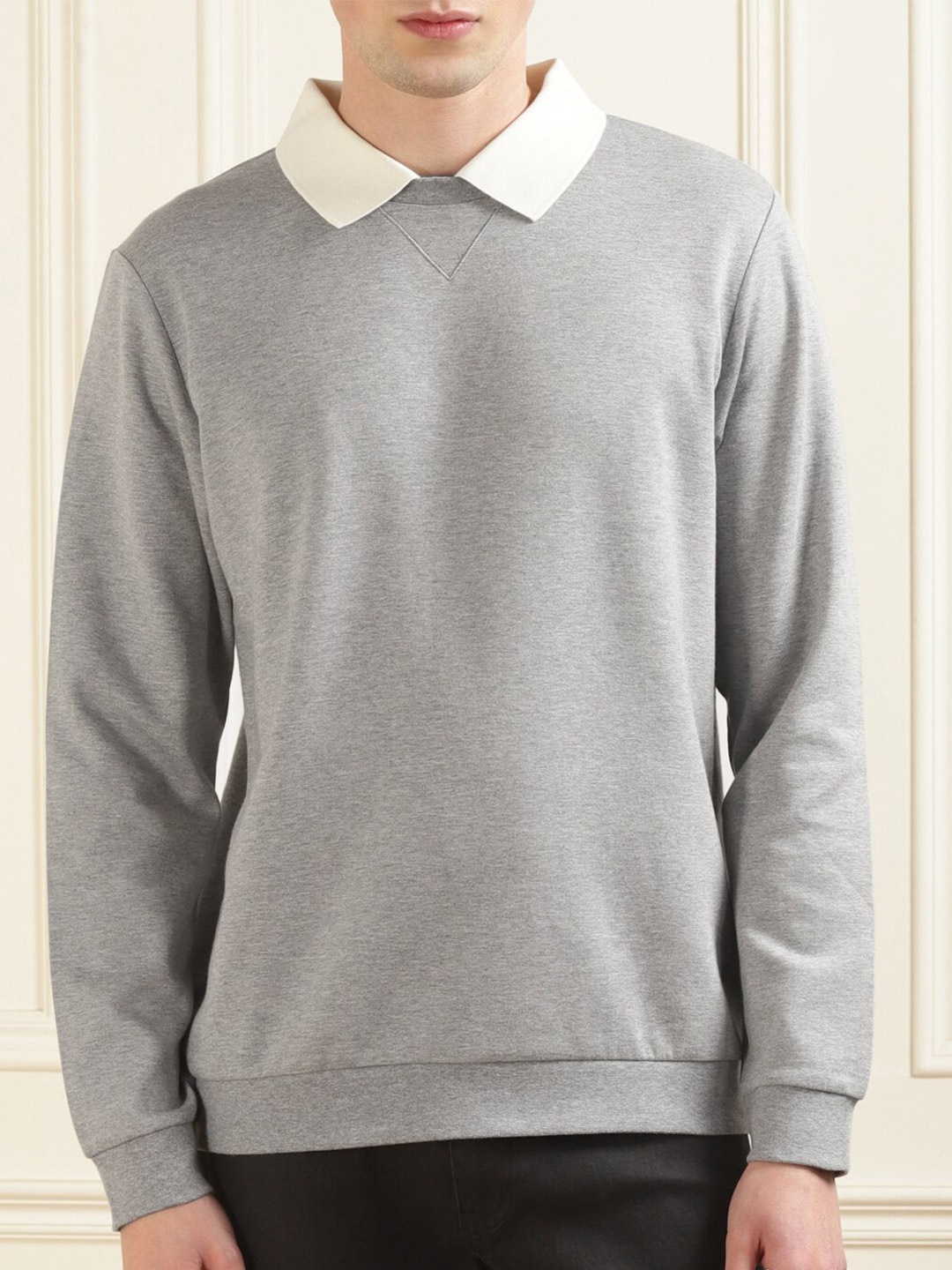 

HACKETT LONDON Round Neck Sweatshirt, Grey