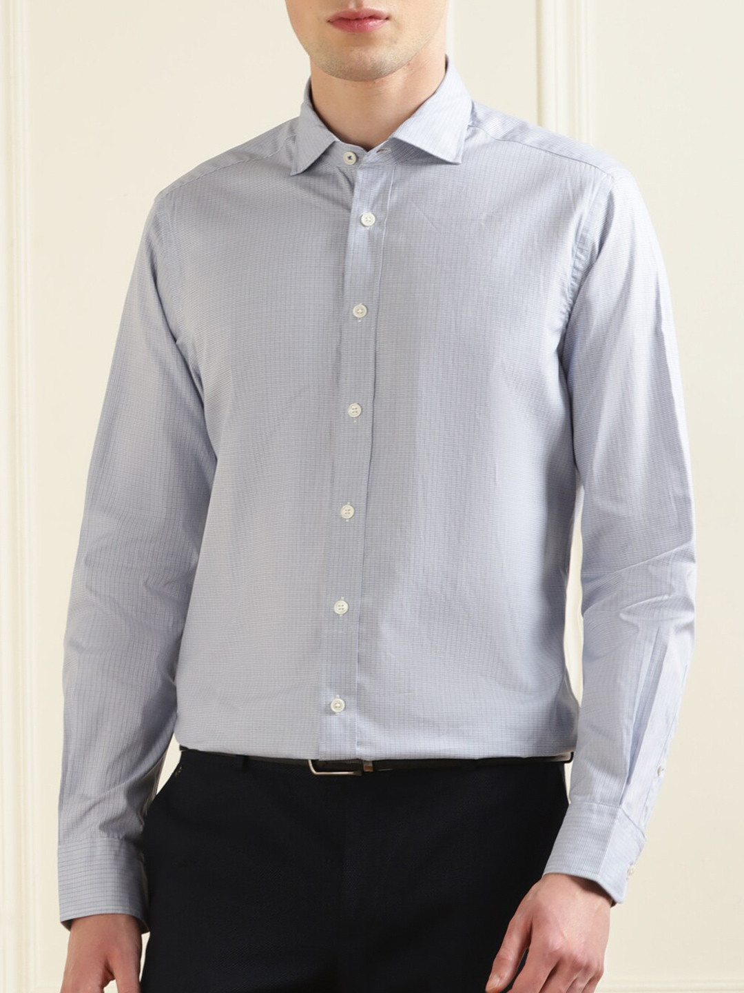 

HACKETT LONDON Grid Tattersall Checked Casual Shirt, Blue