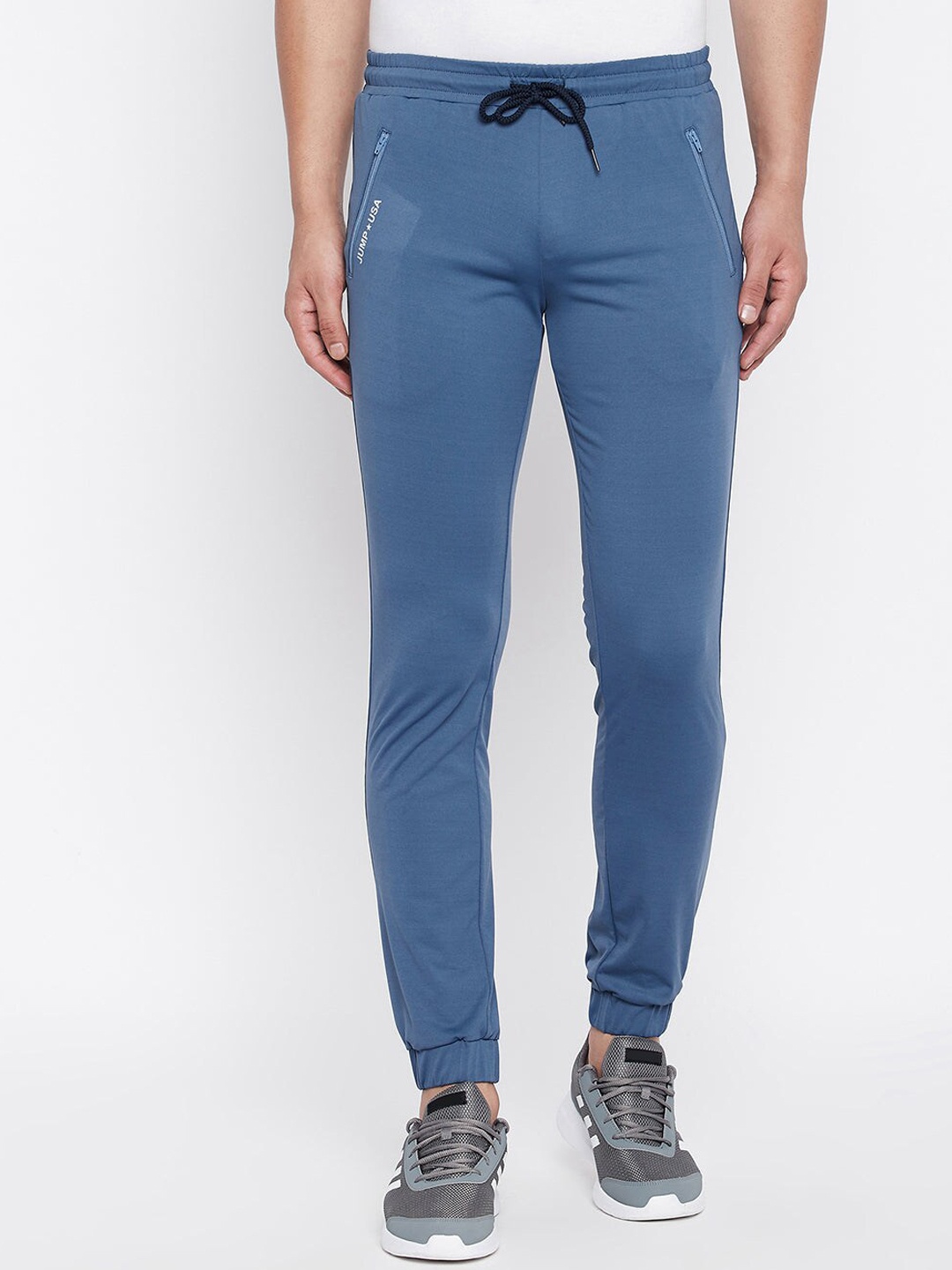 

JUMP USA Men Active Wear Slim-Fit Joggers, Blue