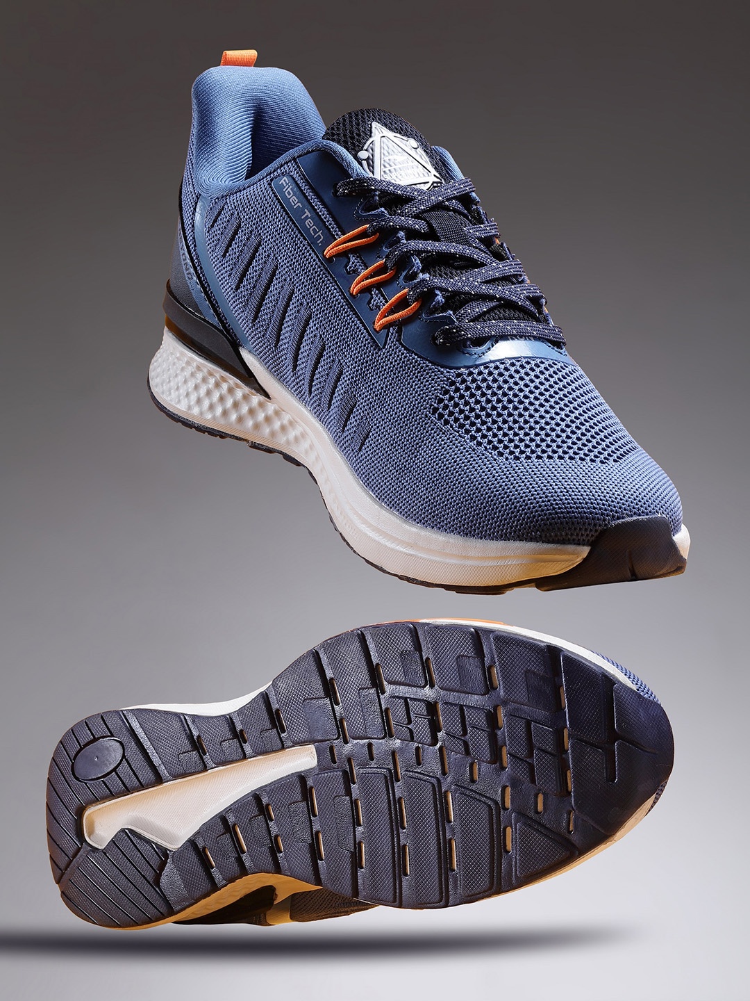 

ASIAN Men Woven Design Sneakers, Blue