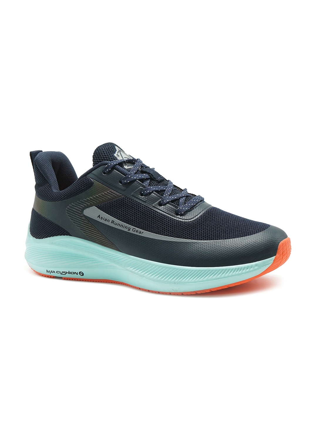 

ASIAN Men Woven Design Lightweight Sneakers, Navy blue