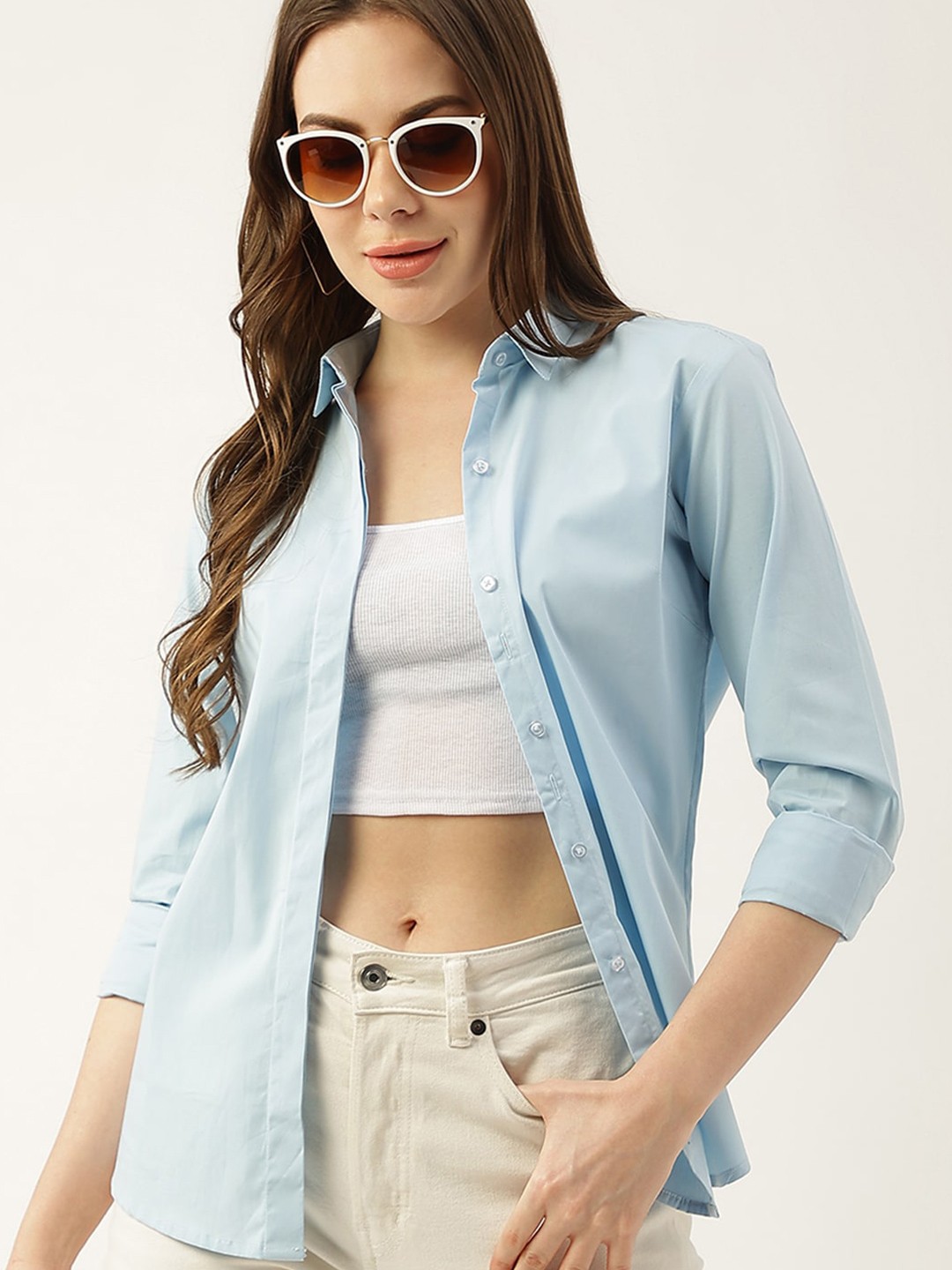 

Hancock Pure Cotton Casual Shirt, Blue