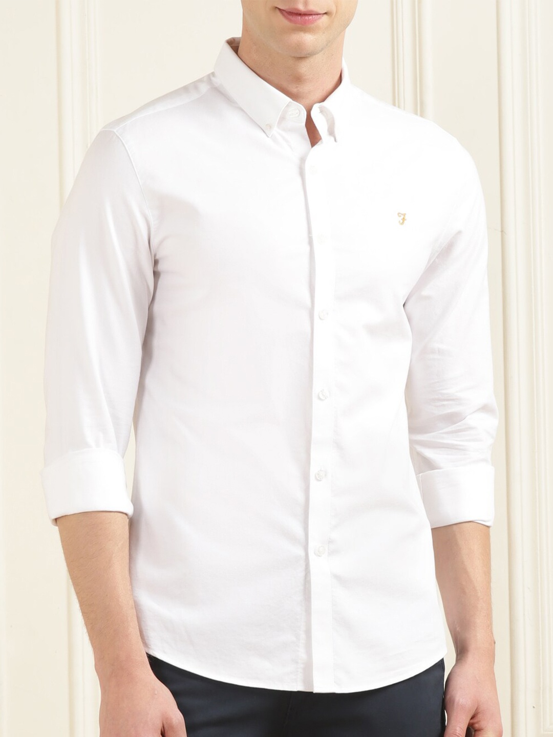 

Farah Regular Fit Casual Shirt, White