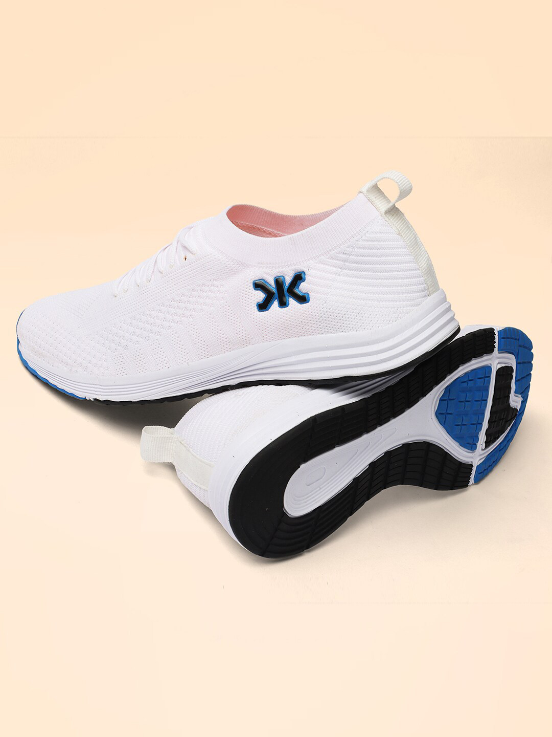 

Killer Men Woven Design Lightweight Sneakers, White