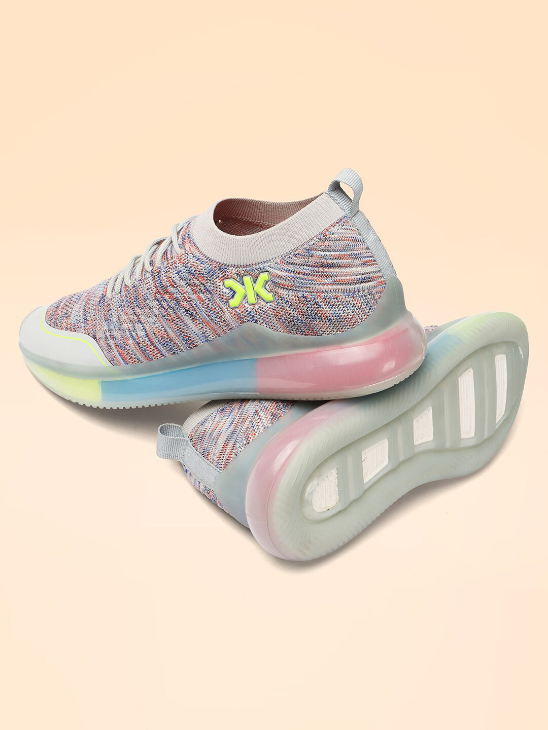 

Killer Men Woven Design Lightweight Sneakers, Grey