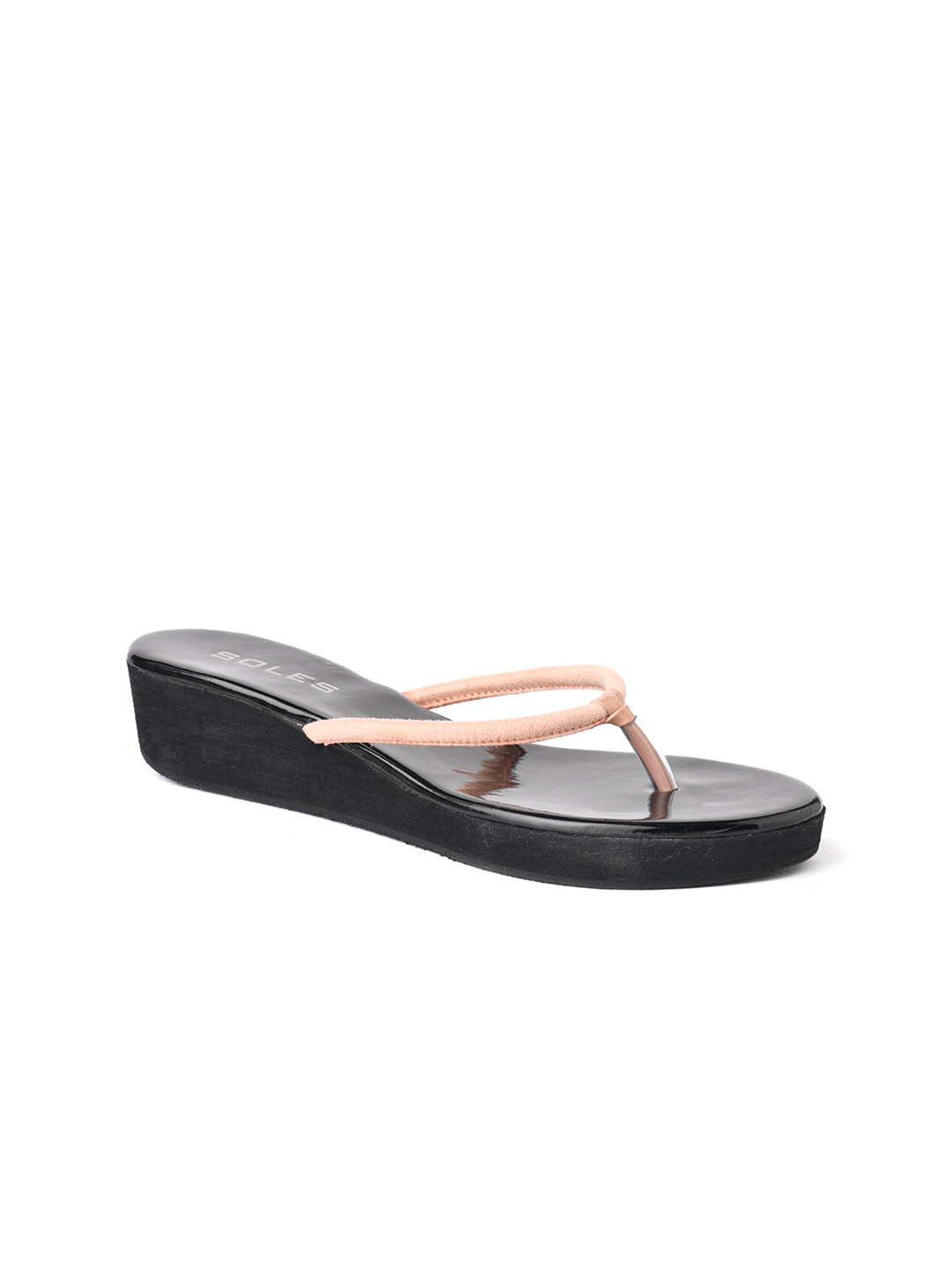 

SOLES T-Strap Flatform Heels, Pink