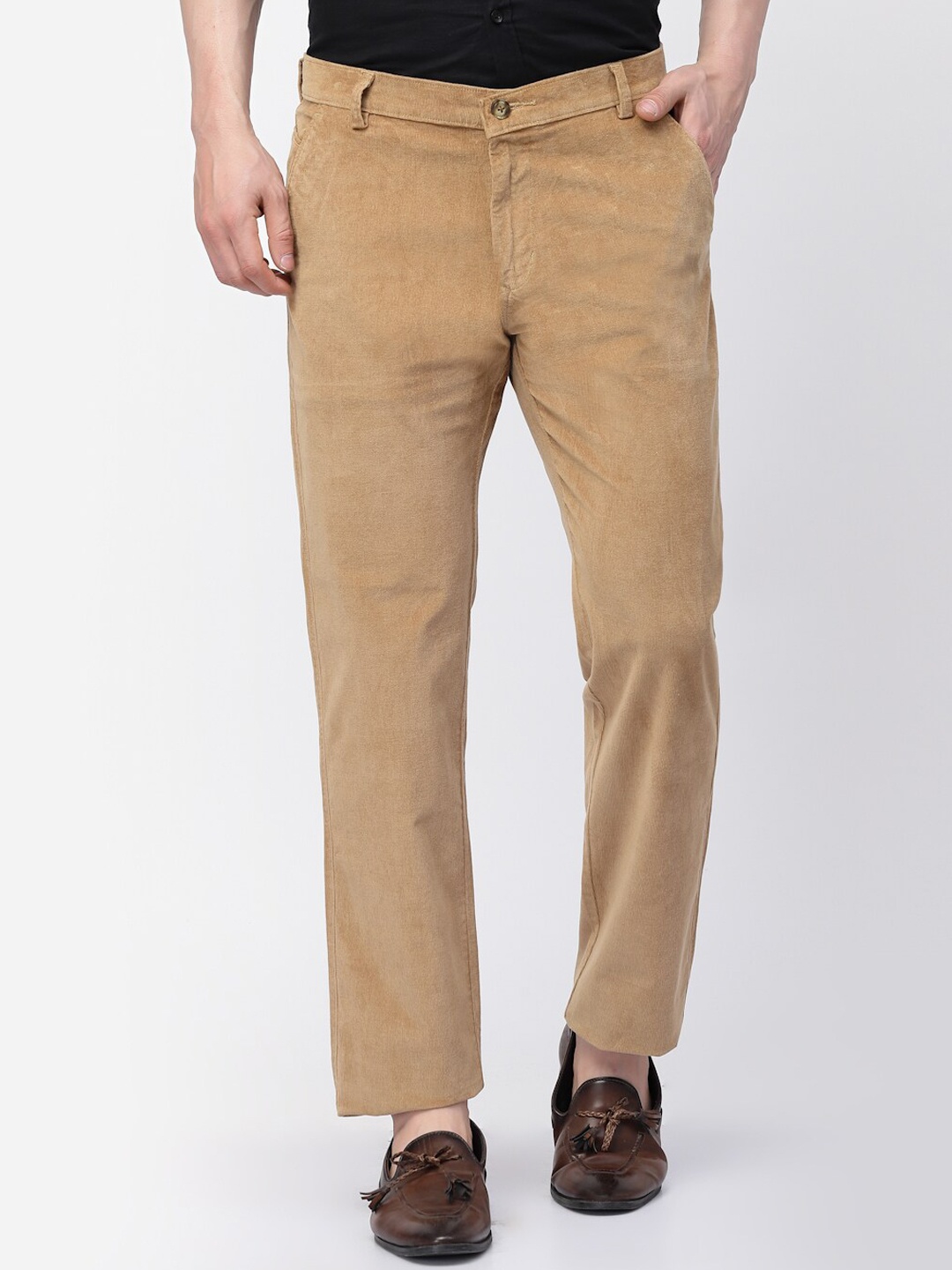 

TNG Men Slim Fit Mid-Rise Stretchable Cotton Jeans, Brown