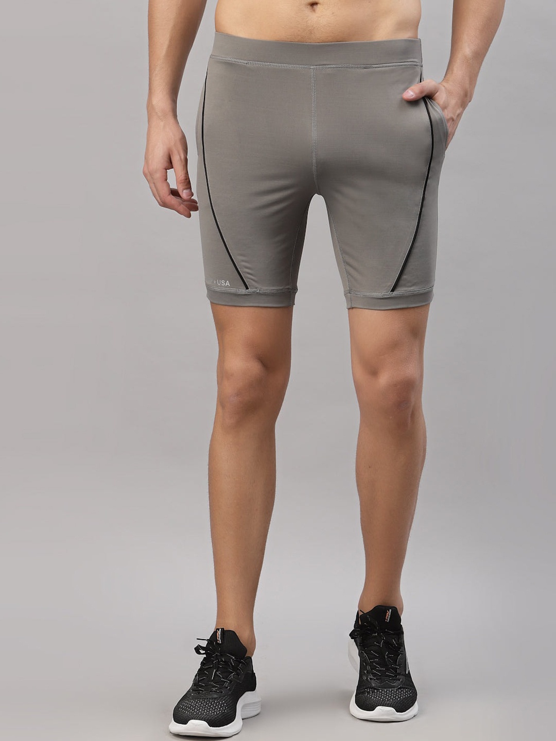 

JUMP USA Men Rapid Dry-Fit Training Tights, Grey