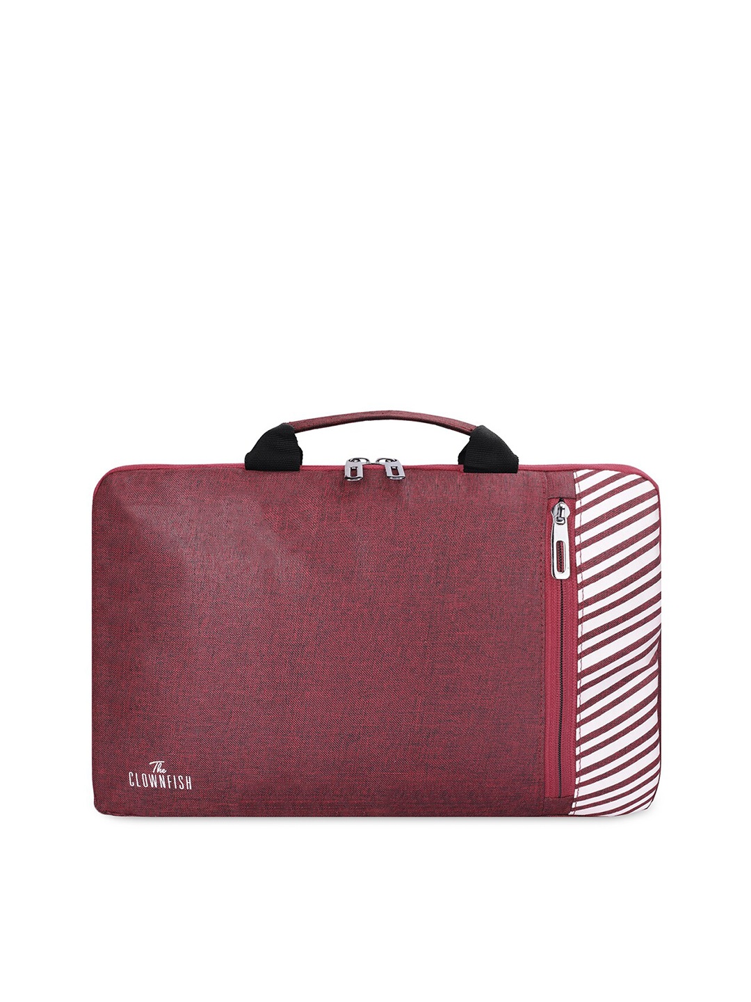 

THE CLOWNFISH Rex Solid Laptop Sleeve, Maroon