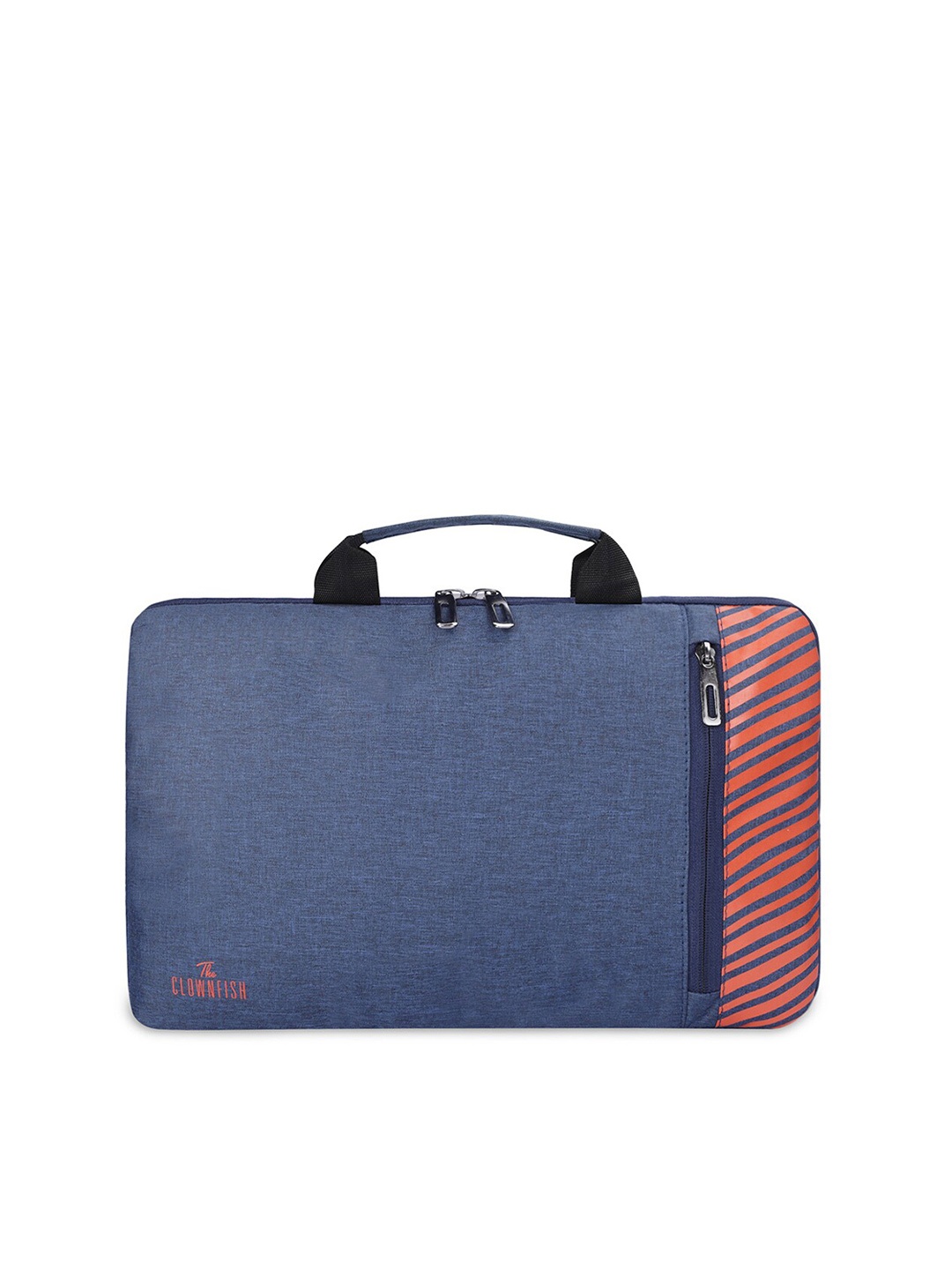 

THE CLOWNFISH Solid Laptop Sleeve, Navy blue