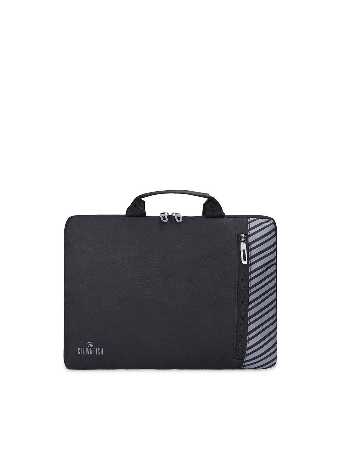 

THE CLOWNFISH Solid Laptop Sleeve, Black
