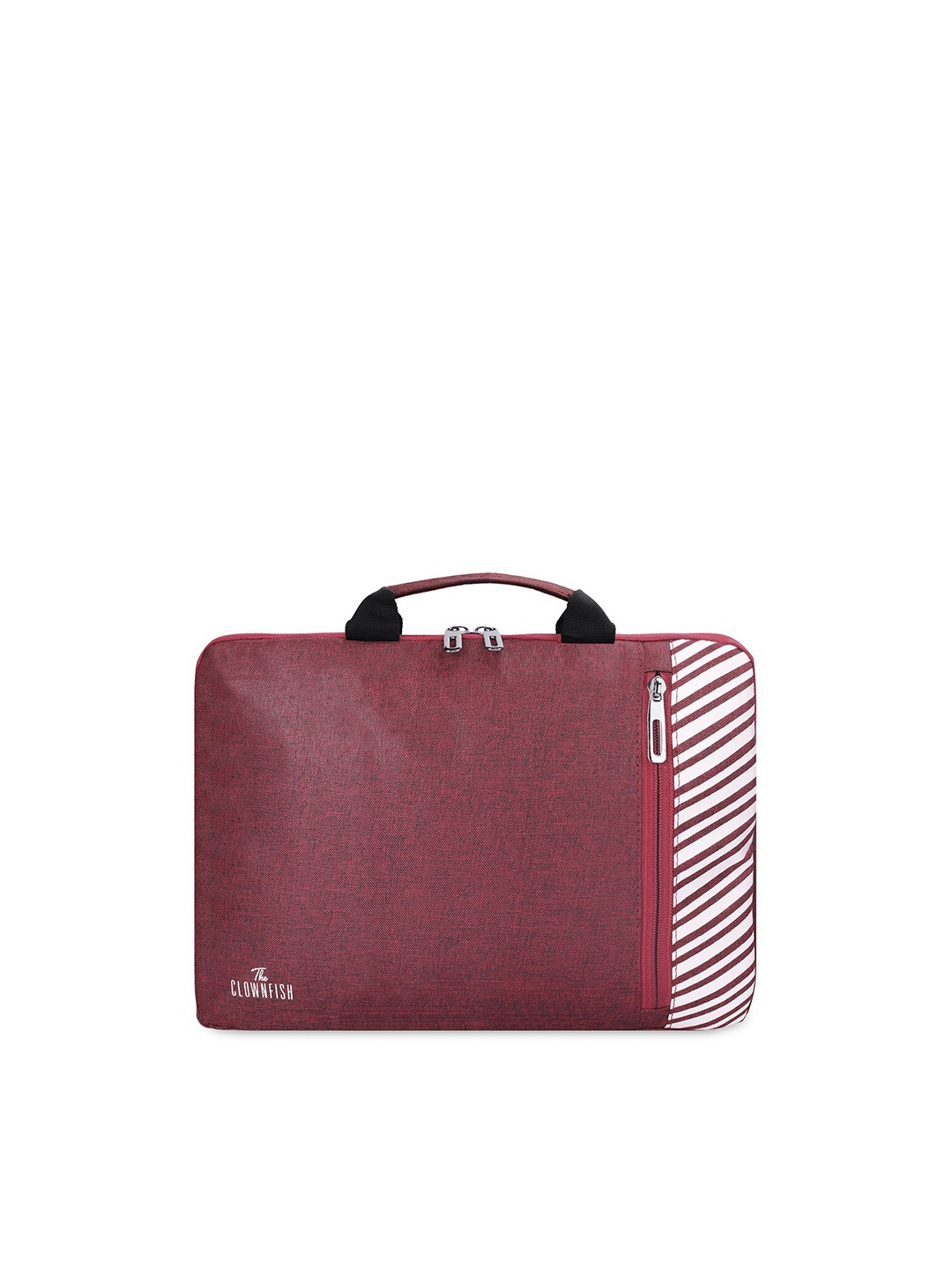 

THE CLOWNFISH Rex Solid Comfort Padded Laptop Sleeve, Maroon