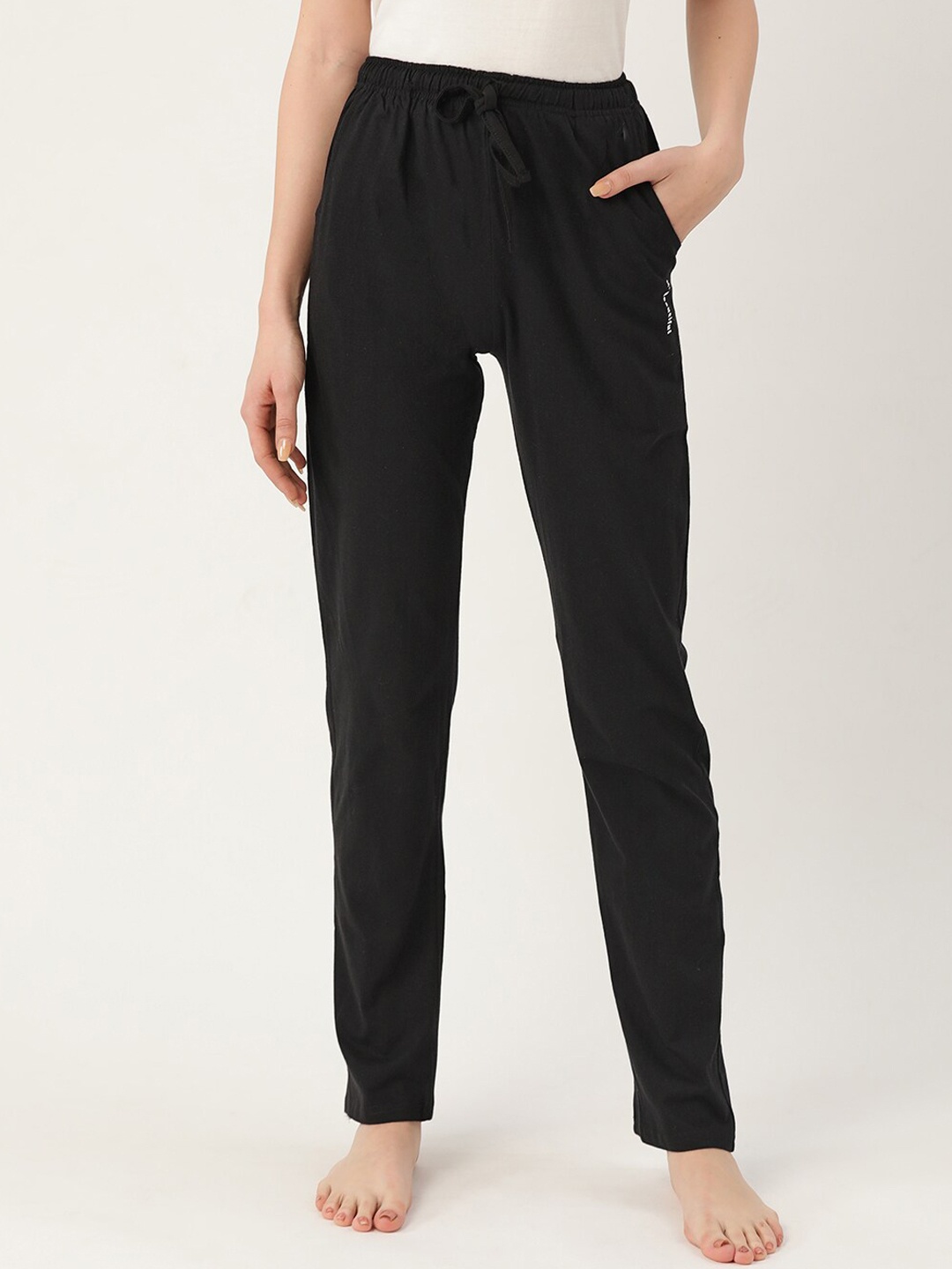 

MBeautiful Women Plus Size Straight Lounge Pants, Black