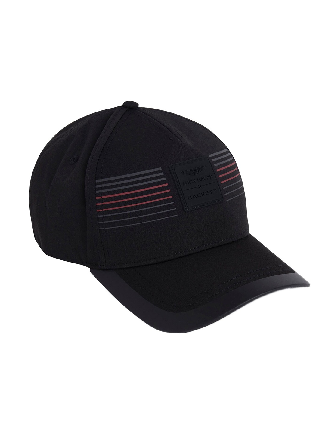 

HACKETT LONDON Men Striped AMR Speed Scanner Baseball Cap, Black