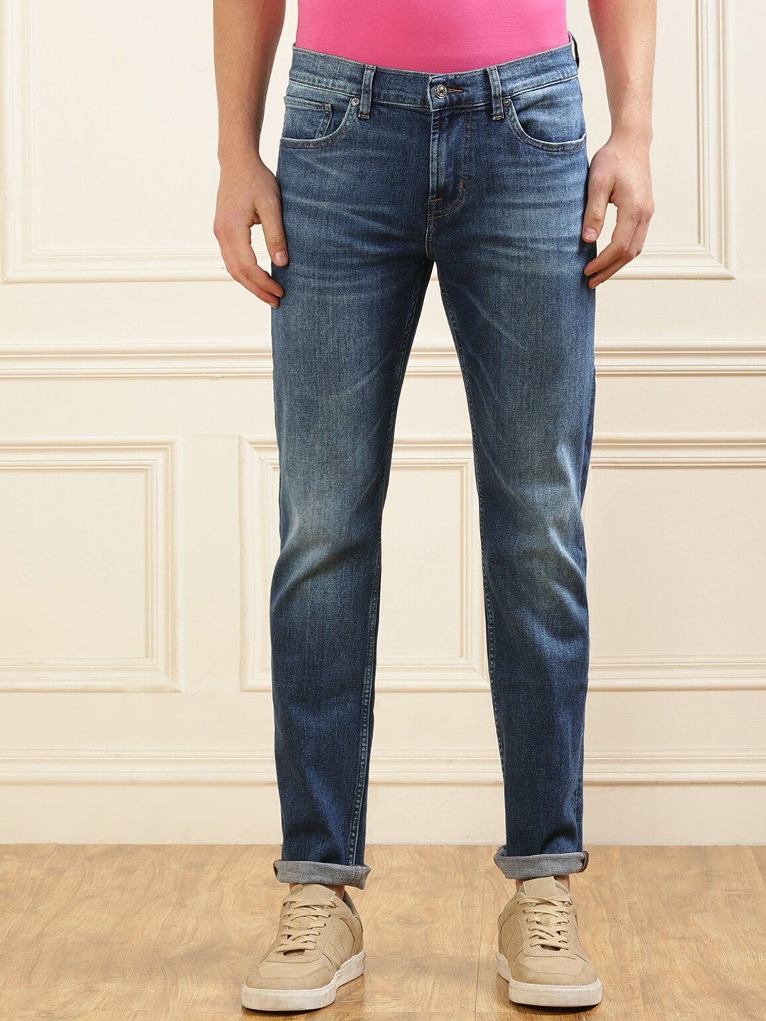 

7 For All Mankind Men Slim Fit Light Fade Jeans, Blue