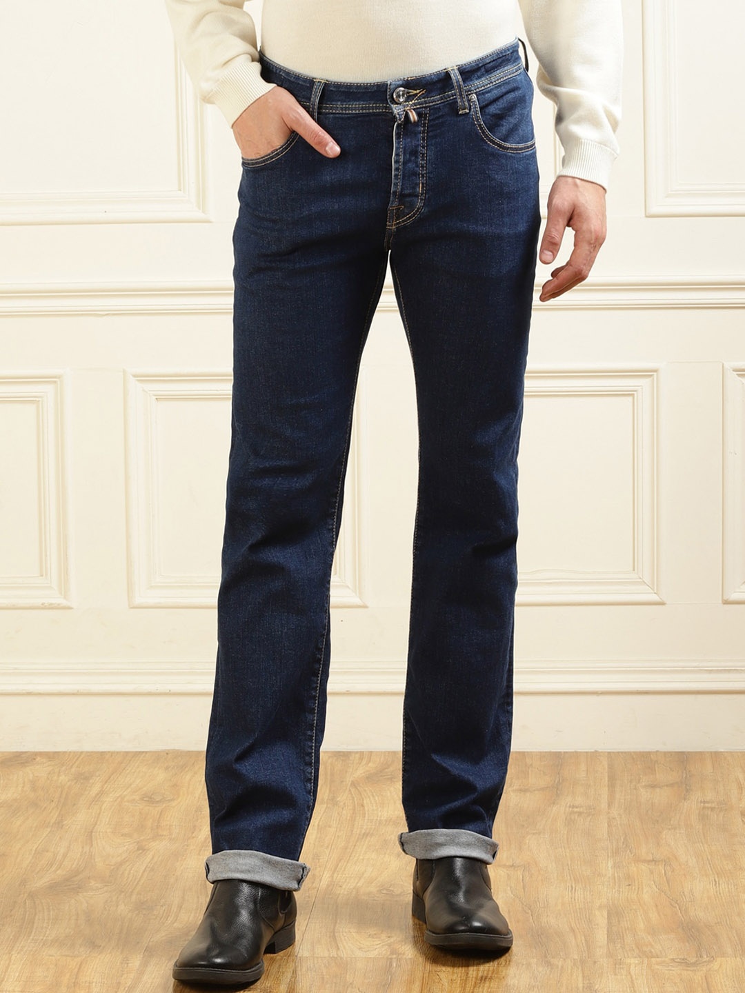 

Jacob Cohen Men Mid-Rise Jeans, Blue