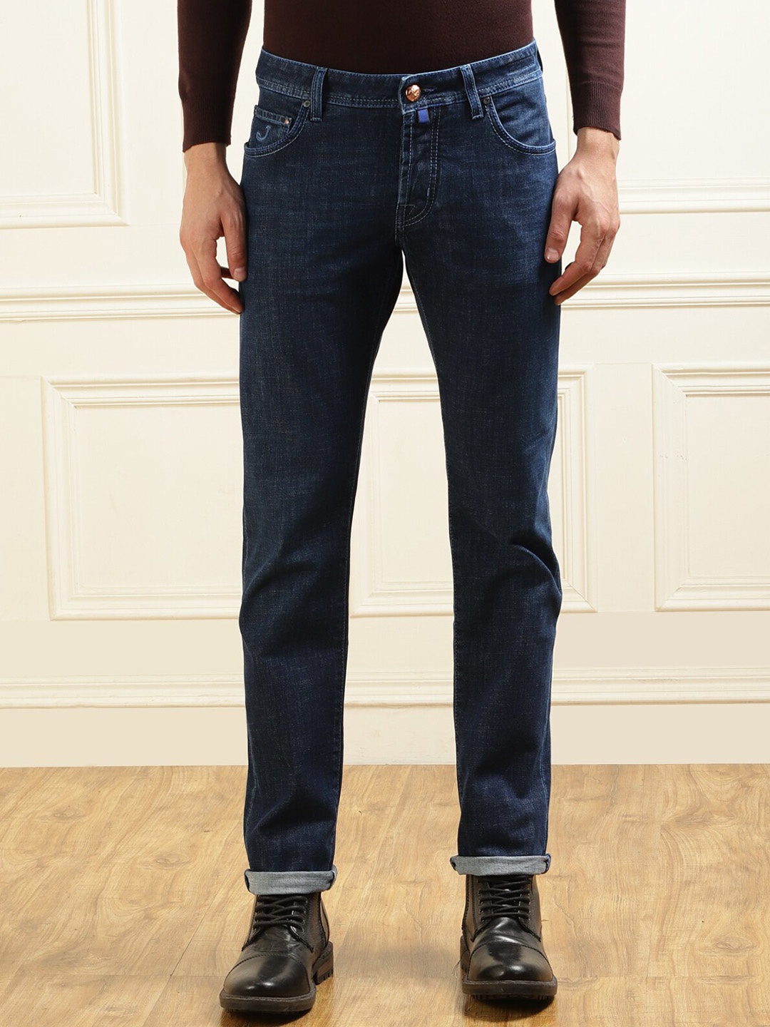 

Jacob Cohen Men Mid-Rise Jeans, Blue