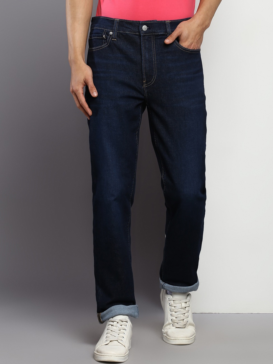 

Calvin Klein Jeans Men Mid-Rise Slim Fit Jeans, Blue