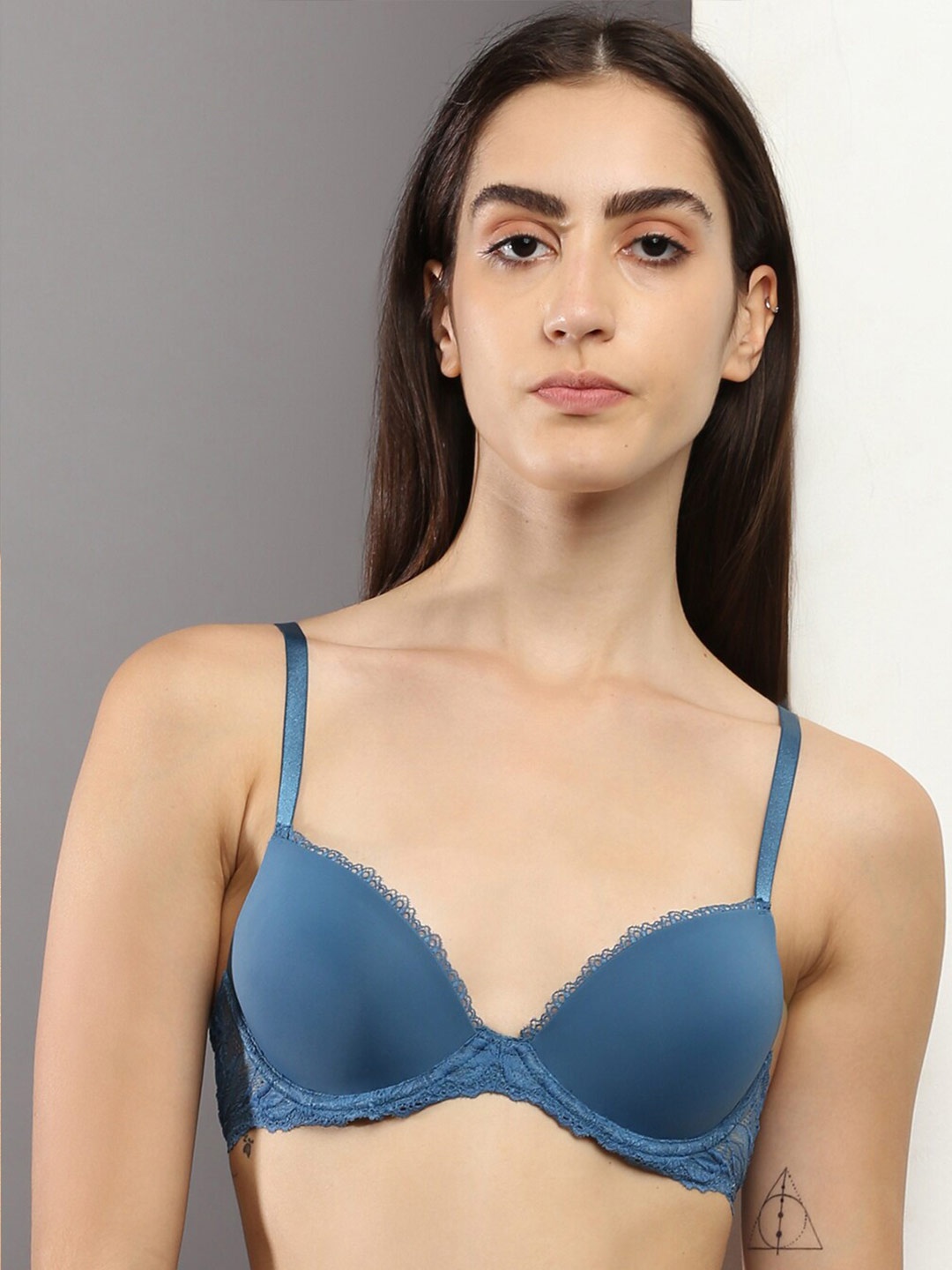 

Calvin Klein Underwear Underwired Lightly Padded Bra, Blue