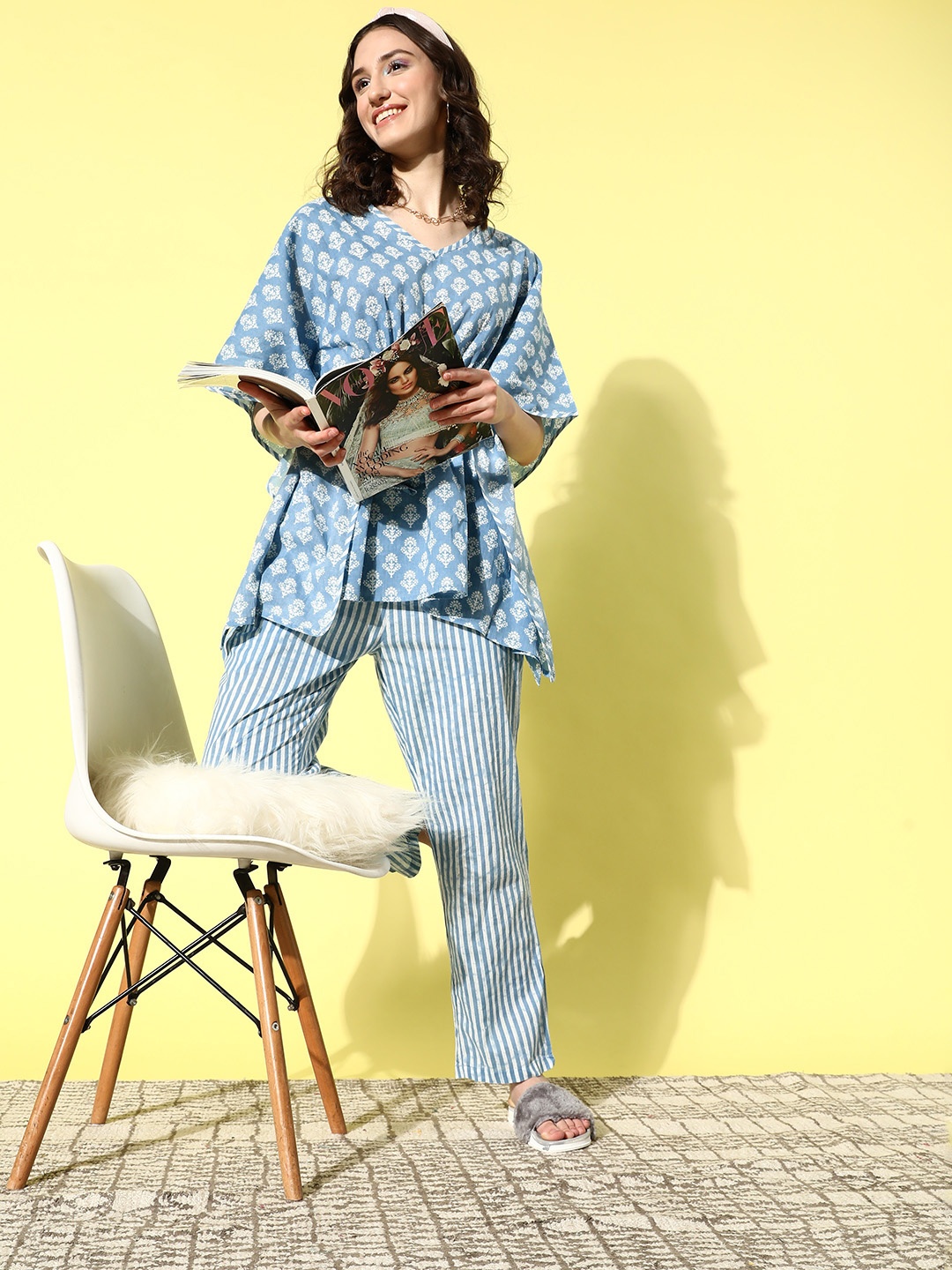 

Sweet Dreams Printed Night suit 2557AWCO, Blue