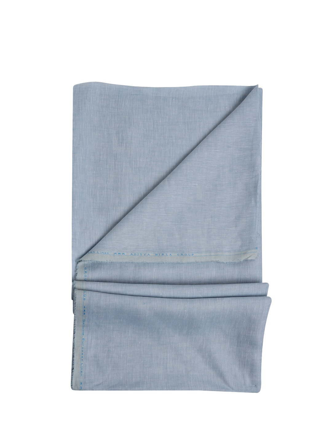 

Linen Club Men Pure Linen Shirt Fabric, Blue