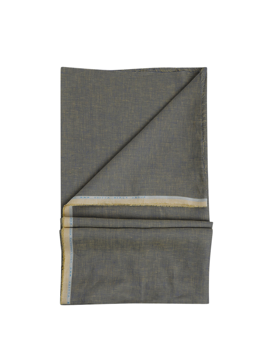 

Linen Club Men Solid Linen Clothing Fabric, Yellow