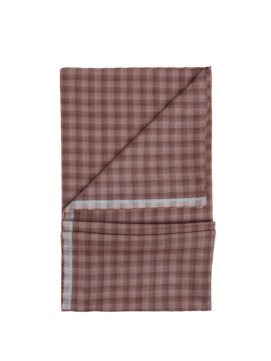 

Linen Club Men Checked Shirt Clothing Fabric, Red