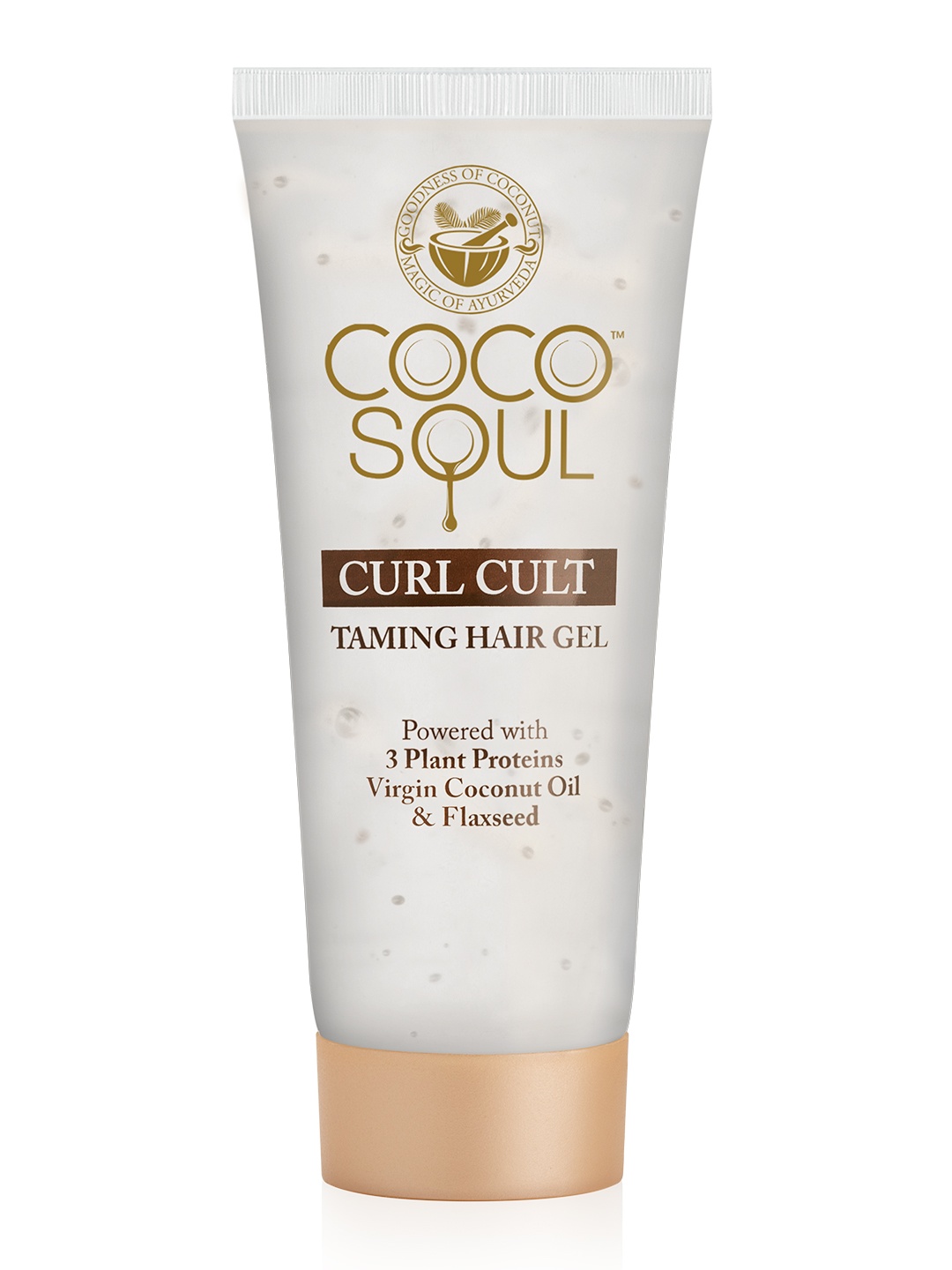 

Coco Soul Curl Cult Hair Taming Gel with Virgin Coconut Oill & Flaxseed - 100 g, Yellow