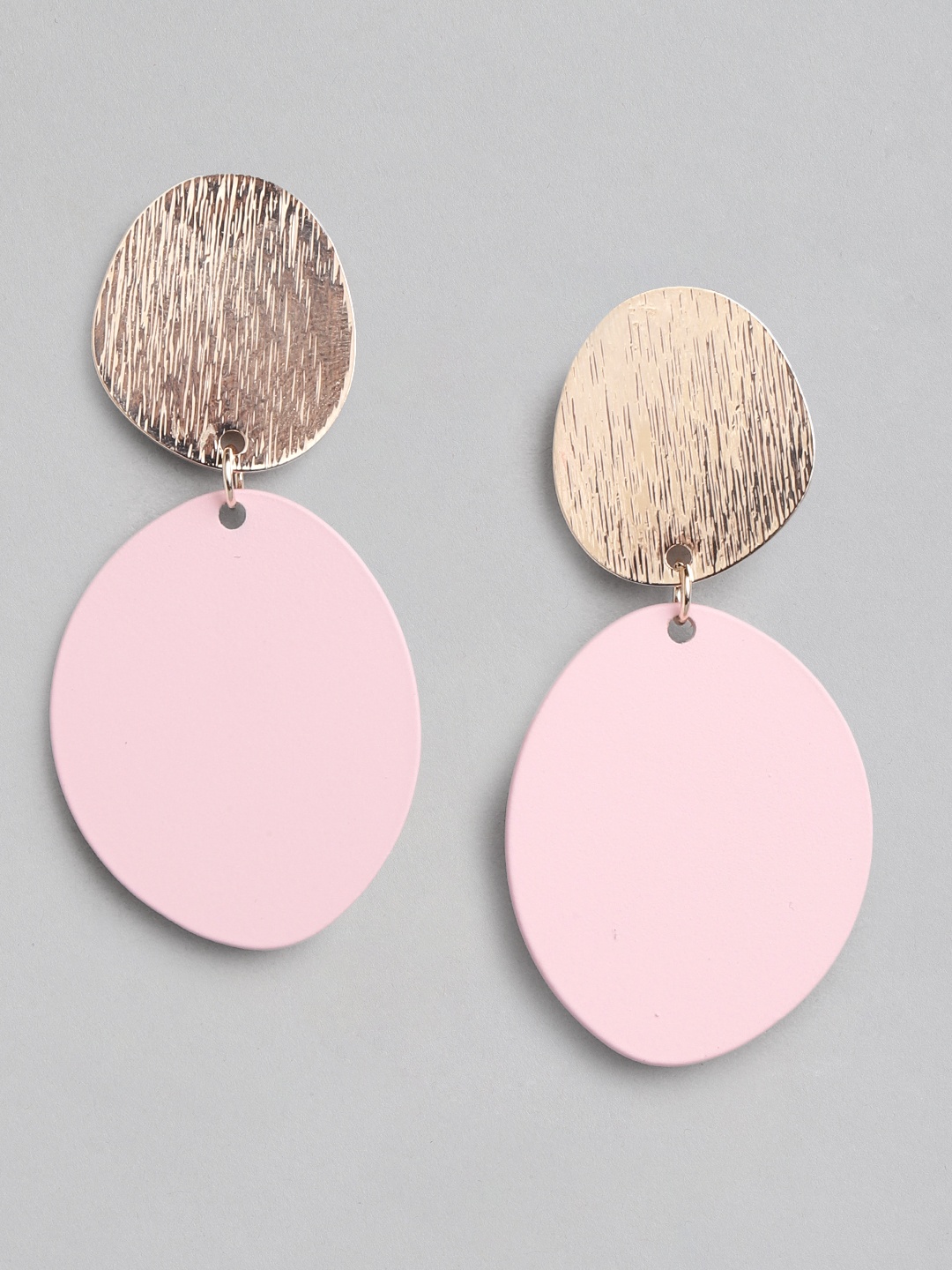 

Forever New Geometric Drop Earrings, Pink