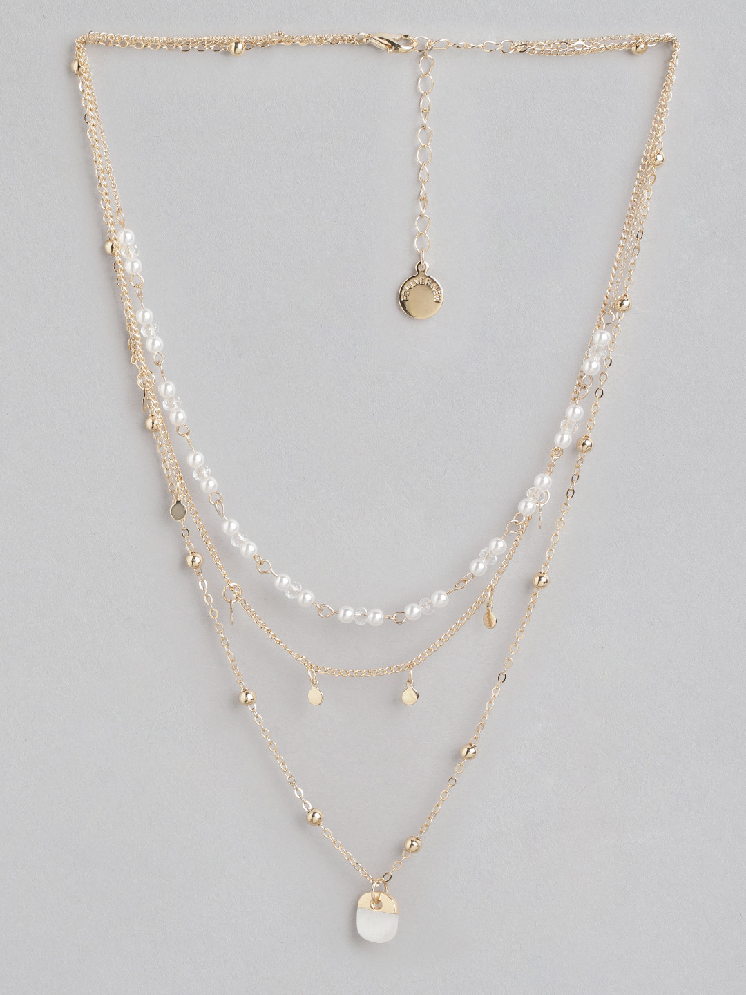 

Forever New Gold-Plated Pearl Layered Necklace
