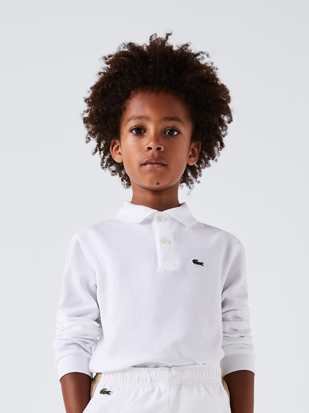 

Lacoste Boys Polo Collar Pure Cotton T-shirt, White