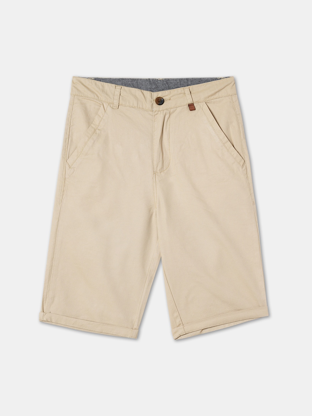 

R&B Boys Regular-Fit Shorts Cotton Shorts, Beige