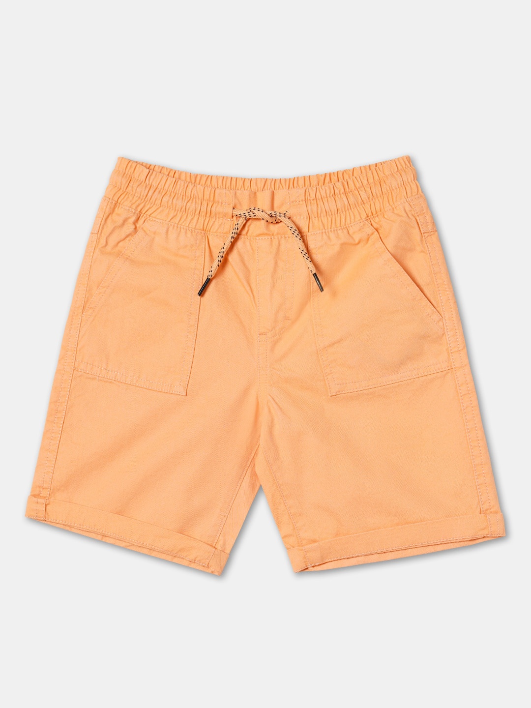 

R&B Boys Mid-Waist Regular Shorts, Copper