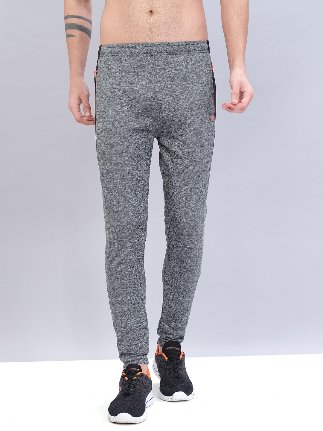 

Technosport Men Mid-Rise Rapid-Dry Track Pant, Grey