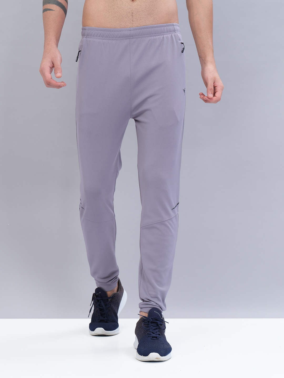 

Technosport Men Mid Rise Track Pants, Grey